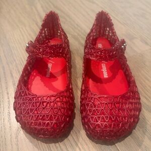 Mini Melissa Red Dress Shoes for Kids